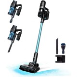 Aspirator vertical 3 in 1 Rockstar 1500 Ray Pure, Putere 215 W, 25.2V Li-Ion, sistem Parallel Cyclone, autonomie 45 minute, rezervor 500 ml, Cecotec