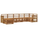 vidaXL Set canapea sectională 6 pcs natural Lemn Solid de Acacia 3384625