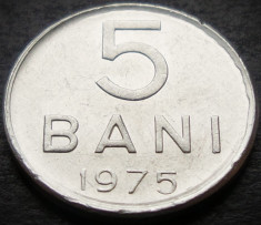 Moneda 5 BANI - RS ROMANIA, anul 1975 * cod 3462 A foto