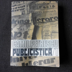 PUBLICISTICA 1 - CAMIL PETRESCU