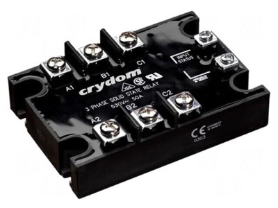 Releu Semiconductor 50A 3-fazat 48-530VAC foto