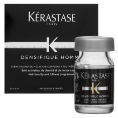 Kerastase Densifique Homme Hair Density and Fulness Programme tratament pentru par pentru par subtire 30x6 ml foto