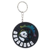 Breloc Mini Pian cu 19 Melodii, Clape Iluminate, Negru cu Panda, CMCLASS