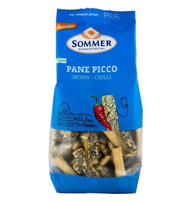 Pane Picco cu Mac si Chili Bio Sommer 150gr foto
