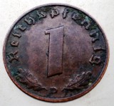 B.070 GERMANIA 1 REICHSPFENNIG 1938 D, Europa, Bronz