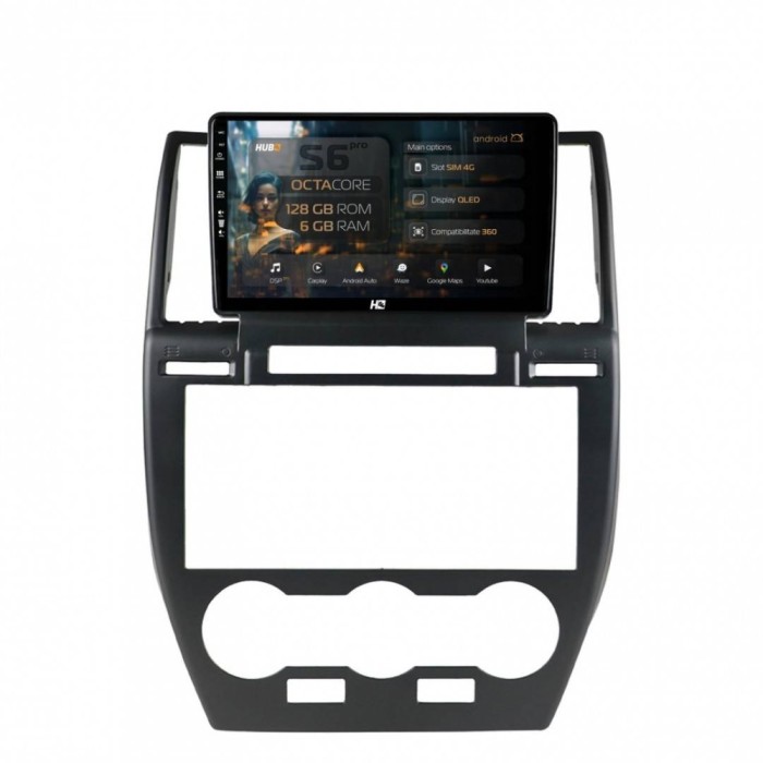 Navigatie Land Rover Freelander 2 (2006-2012) 6GB RAM Android 13 Octacore Slot Sim 4G DSP GPS Wi-FI Carplay Android Auto USB Bluetooth Waze 9 Inch