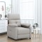 vidaXL Fotoliu rabatabil, gri taupe, material textil