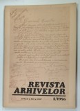 REVISTA ARHIVELOR ANUL LXIII, Vol. XLVIII, Nr. II, de MIOARA TUDORICA, 1986