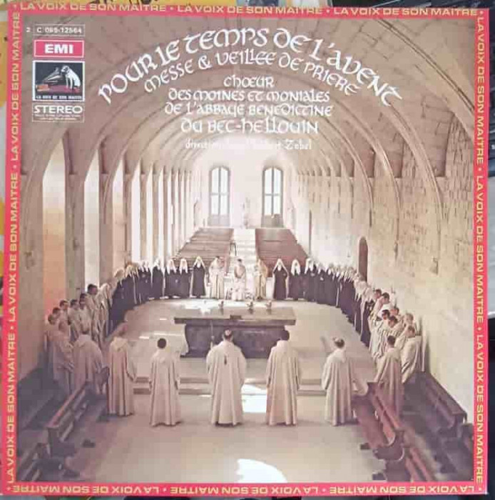 Disc vinil, LP. Chant Gregorien Et Polyphonie A L&#039;Abbaye Du Bec-Hellouin-The Bec-Hellouin Abbey Choir