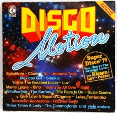 Various &amp;lrm;&amp;ndash; Disco Motion VG+ / VG+ vinil LP disc muzica disco K-tel Germania 1978 foto
