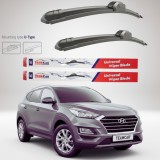 Cumpara ieftin Ștergătoare Hyundai Tucson III TL Facelift (2018&ndash;2020) Flat | Set față &ndash; TeamCar&reg;