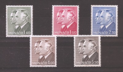 Monaco 1981 - Rainier III și Prințul Albert, MNH foto