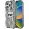 Husa pentru Apple iPhone 16 Pro Max, Karl Lagerfeld, IML Luxury Electroplated Karl&#039;s Head, Neagra