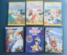 6 dvd-uri desene animate pt copii Disney - Mickey Mouse, Aladin, Cenusareasa etc foto