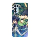 Husa compatibila cu Oppo Find X5, Viceversa, model Lelouch x CC Code Geass, Silicon, TPU, Transparent, Carcasa