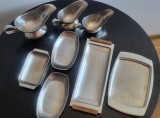 Lot, Set sosiere, platouri de inox pentru sosuri, ustensile bucatarie profi
