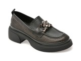 Mocasini GRYXX negri, 387381, din piele naturala