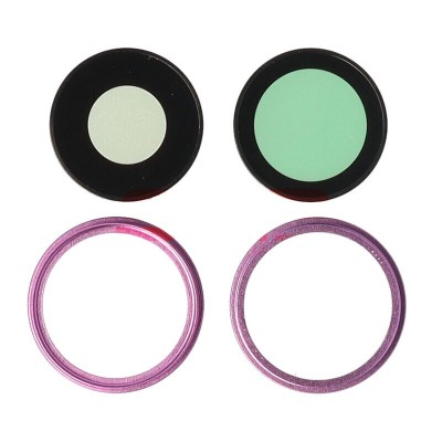Geam camera cu Rama Apple iPhone 16 PINK foto