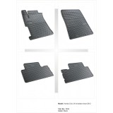 Presuri cauciuc auto dedicate Honda Civic IX sedan dupa 2012 Frogum