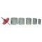 Set panze carbura, circulare, 5 dimensiuni, Venus Dsh, 091209