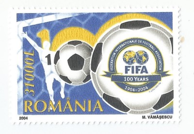 Romania, LP 1647/2004, Centenar F.I.F.A, MNH foto