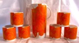 SET PORTELAN STIL POP ART THOMAS ROSENTHAL CARAFA SI PAHARE PORTELAN
