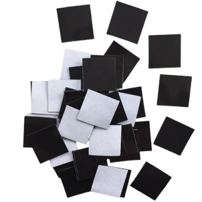 Folie magnetica cu adeziv, 2 cm x 2 cm, grosime 0.5mm, 50 buc/set, MyStyle&amp;reg; foto