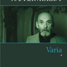 Varia Vol I, Nicolae Steinhardt - Editura Polirom