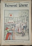 Revista Universul Literar nr.47/1898 pe coperta primirea MM. LL. Suveranilor Germaniei in colonia germana din Haifa