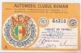 Bnk div ACR - Carnet de membru - 1973 - 1976