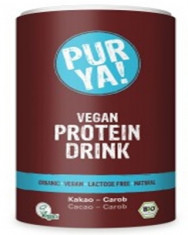 Vegan Protein Drink cacao-carob bio 550g foto