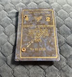 Carnet de identitate CFR, 1939