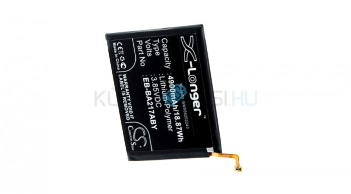 Baterie de telefon mobil VHBW Samsung EB-BA217ABY, GH82-22989A - 4900mAh, 3.85V, Li-polymer