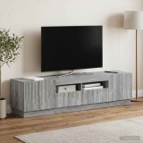 Cumpara ieftin Cabinet TV cu LED HOORN 3 buc. Sonoma gri Lemn prelucrat