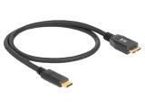 Cablu USB B micro - USB C, 0,5m, 10Gbps, 3A, negru