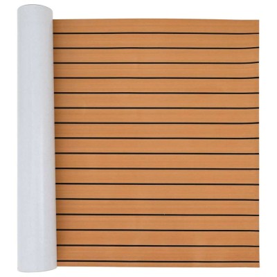 vidaXL Pardoseală pentru bărci Maro și negru 240 x 90 cm Spumă EVA 42008460 foto