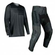 Echipament Tricou+Pantaloni Enduro MX Leatt Black