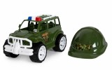MASINA JEEP OFF ROADER CU CASCA MILITAR 32CM