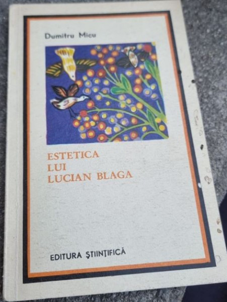 Dumitru Micu - Estetica lui Lucian Blaga
