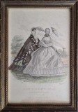 Album de la Mode Illustr&eacute;e, gravură de Adam Verdier, Paris, 1861