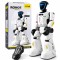 Robot inteligent Bionic Smart cu telecomanda lumini LED sunete si miscari interactive alb