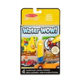 Set 4 planse de colorat cu apa, Melissa &amp; Doug, Vehicule, 6074877