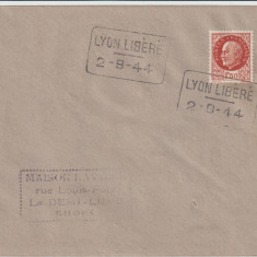 Franta 1944 , Plic Circulat , Eliberare , Stampila Speciala