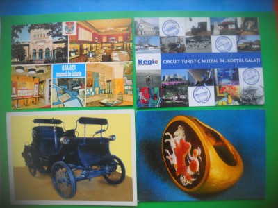 HOPCT LOT 3023 MUZEUL DE ISTORIE GALATI -4 CARTI POSTALE-NECIRCULATE foto