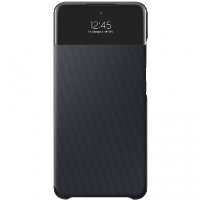 Husa Samsung Galaxy A52, S View Wallet, Neagra EF-EA525PBEGEE foto