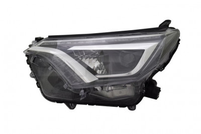 Far Toyota Rav4 (Xa40), 12.2015-12.2018, partea Stanga, cu lumina timp de zi tip LED; tip bec LED+WY21W; electric; fara unitate control LED; cu motor foto