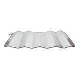 Parasolar auto pentru parbriz 130x60 cm din aluminiu cu ventuze Breckner