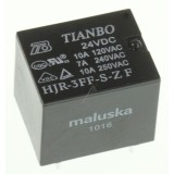 24VDC 10A-250VAC RELEU, 1 COMUTATOR - ECHIVALENT PTR HF7FD HJR-3FF-24VDC-S-ZF TIANBO