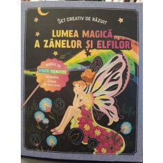 Lumea magica a zanelor si elfilor. Set creativ de razuit