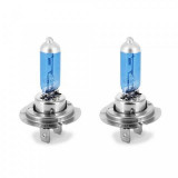 Set de 2 becuri Halogen H7 55W +50% Alb Xenon 12V Carguard